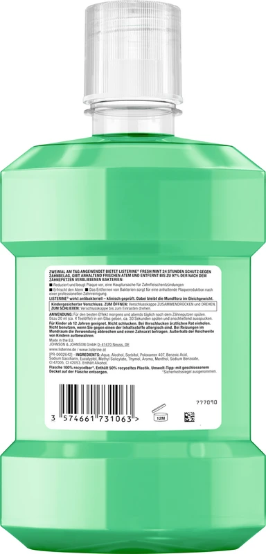LISTERINE® FRESH MINT Flasche 1.000 ml