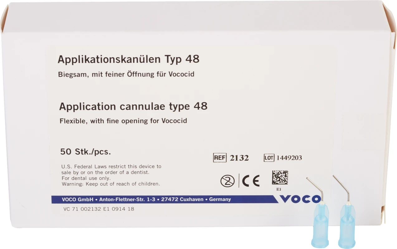 Applikationskanülen Typ 48 Packung 50 Kanülen