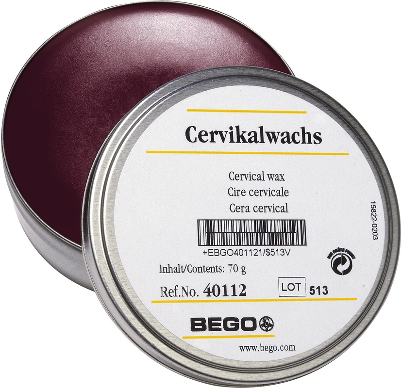 Cervikalwachs Dose 70 g aubergine