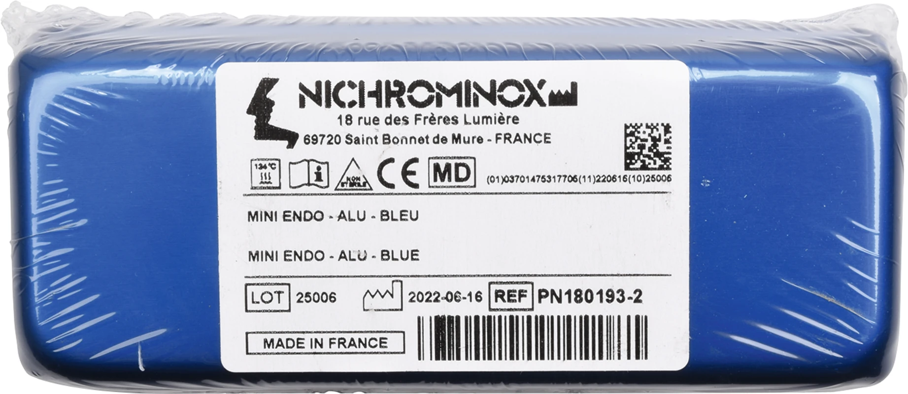 Mini Endo Box Stück 14 x 5,5 x 5 cm, blau