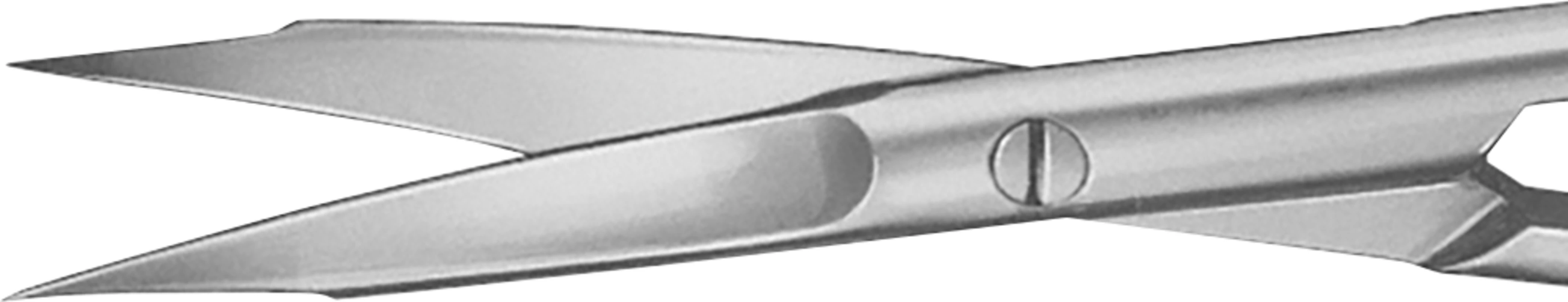 Präparierschere nach Goldman-Fox Stück DO251R, 130 mm, gebogen