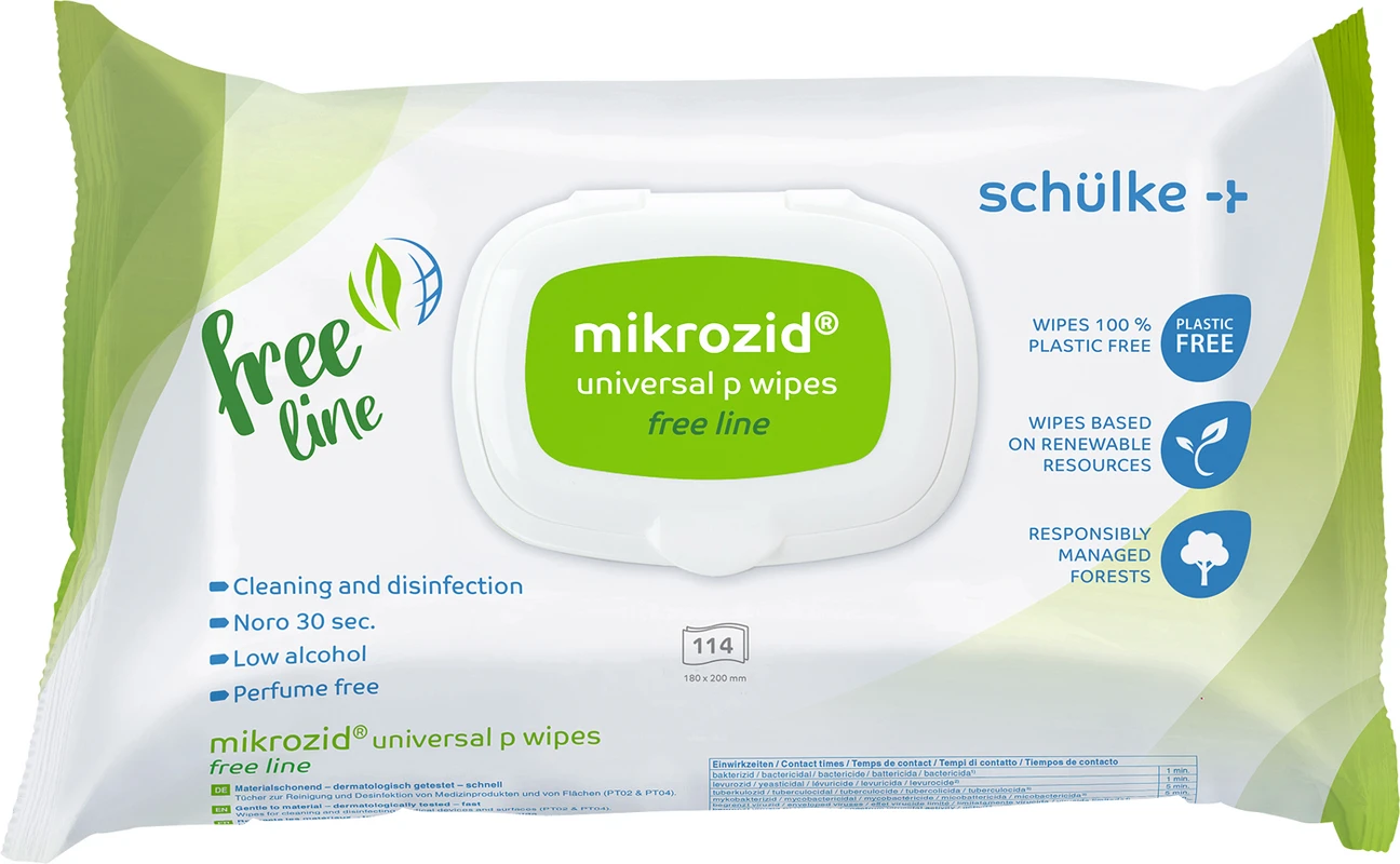mikrozid® universal p wipes free line