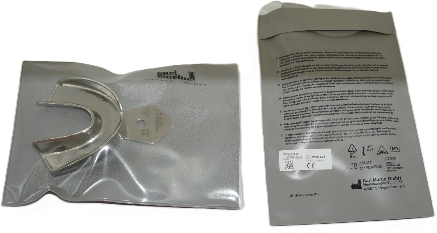 Abdrucklöffel ERGOLOCK mit Retentionsrand Carl Martin