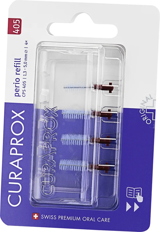 CURAPROX CPS perio Nachfüllpackung 4 Stück 405 rot, &Oslash; 1,3-5,0 mm