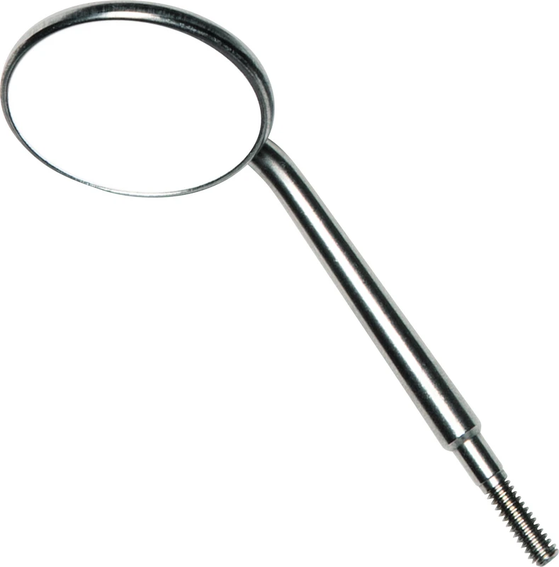 Crystal HD Edelstahl-Spiegelansätze Packung 12 Stück Größe 4, Ø 22 mm