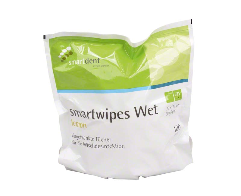 smartwipes Wet - Beutel 100 Stück lemon, 28 x 30 cm