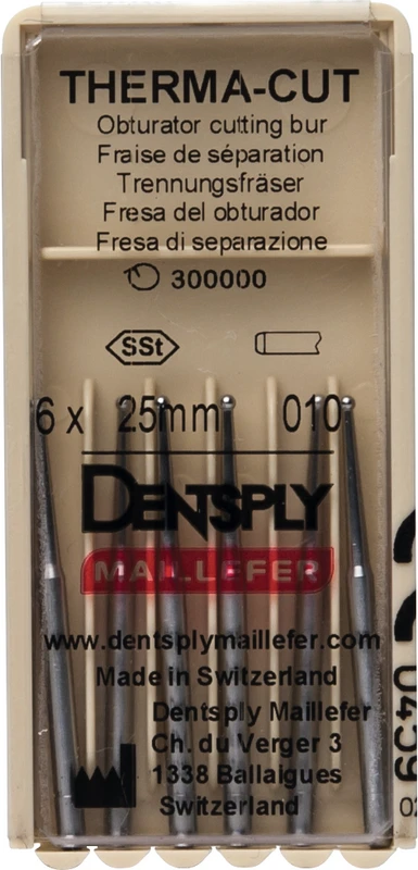 Therma-Cut Packung 6 Stück 25 mm ISO 010 Therma-Cut Dentsply Sirona