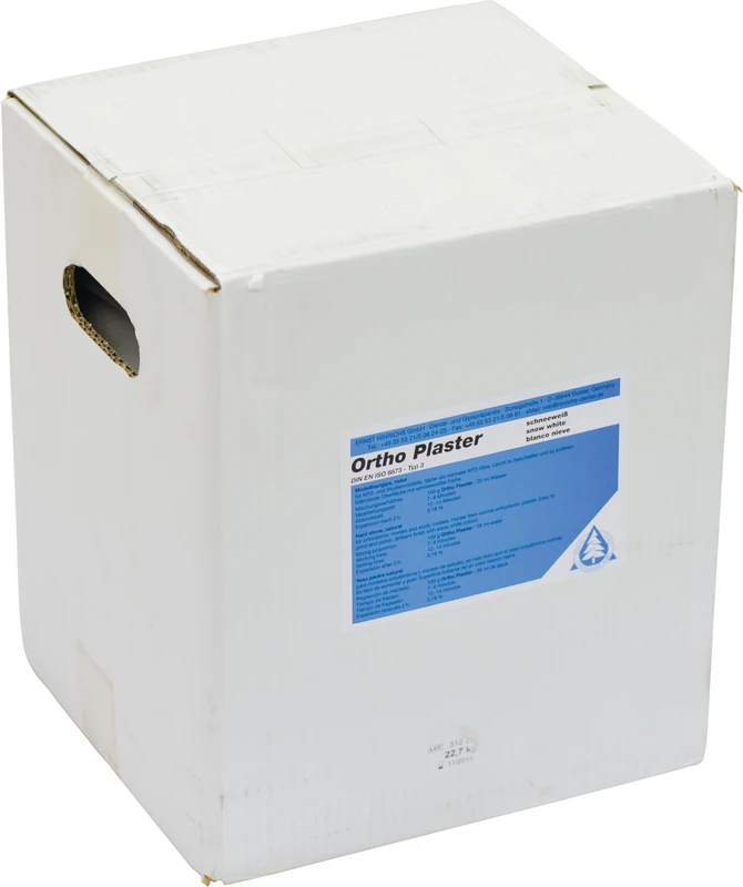 Ortho Plaster Karton 22,7 kg schneeweiß