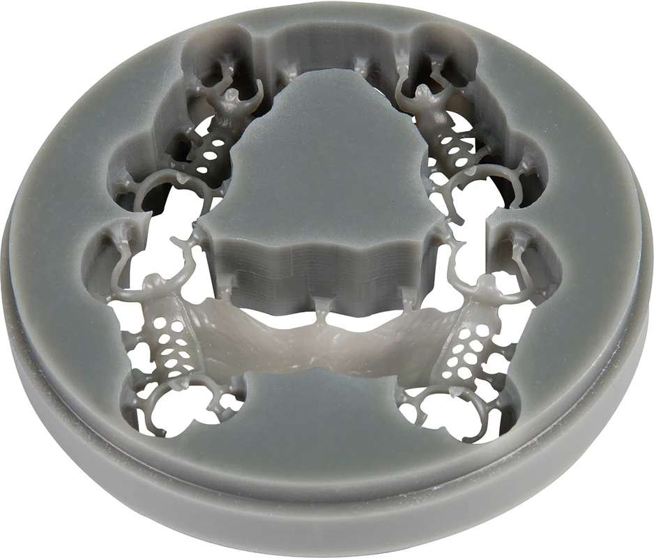 CAD/CAM Wax Disc Modellguss Stück Ø 98,5 mm, H 25 mm, grau