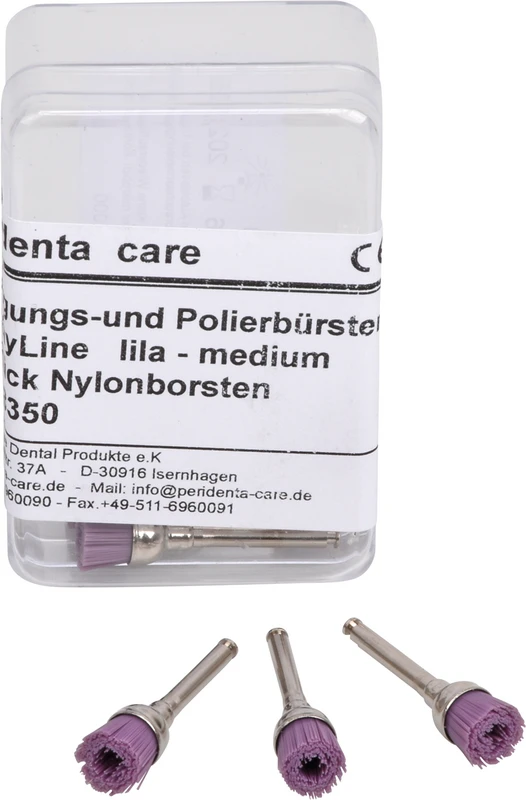 ProphyLine Reinigungsbürsten Packung 10 Stück lila, medium