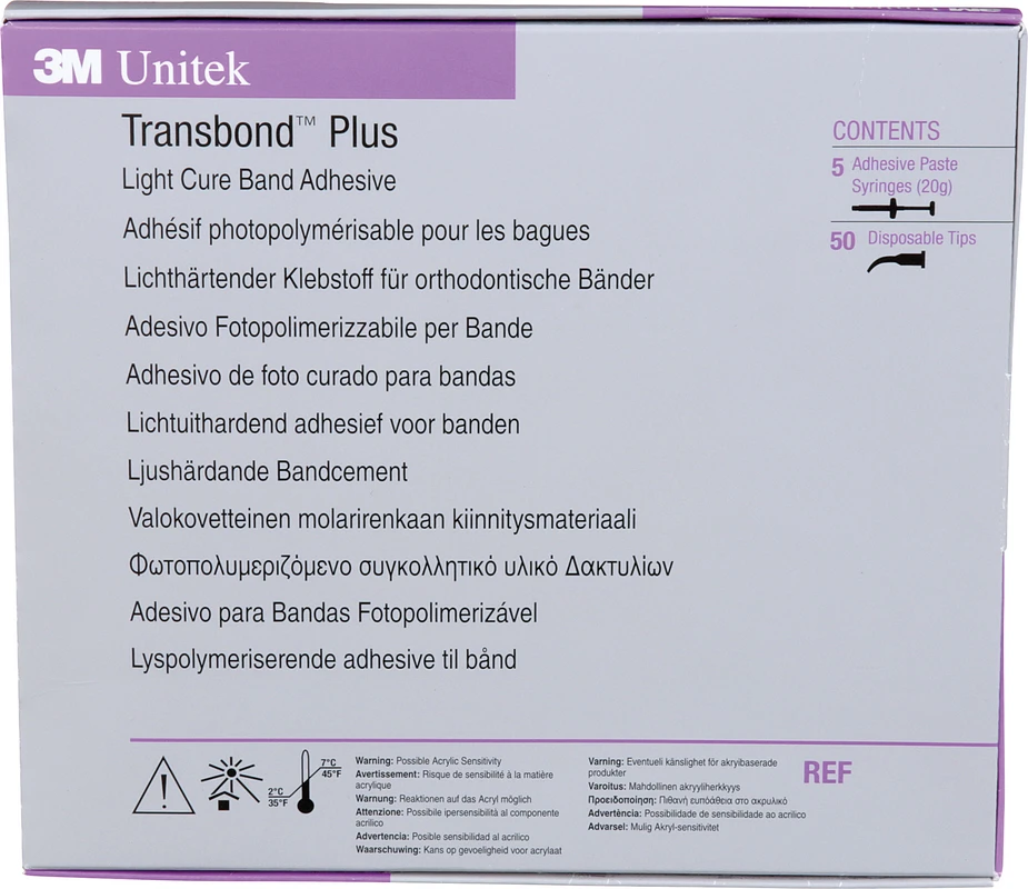 3M™ Transbond™ Plus Light Cure Kit 5 x 4 g Spritze, 50 Einwegspitzen