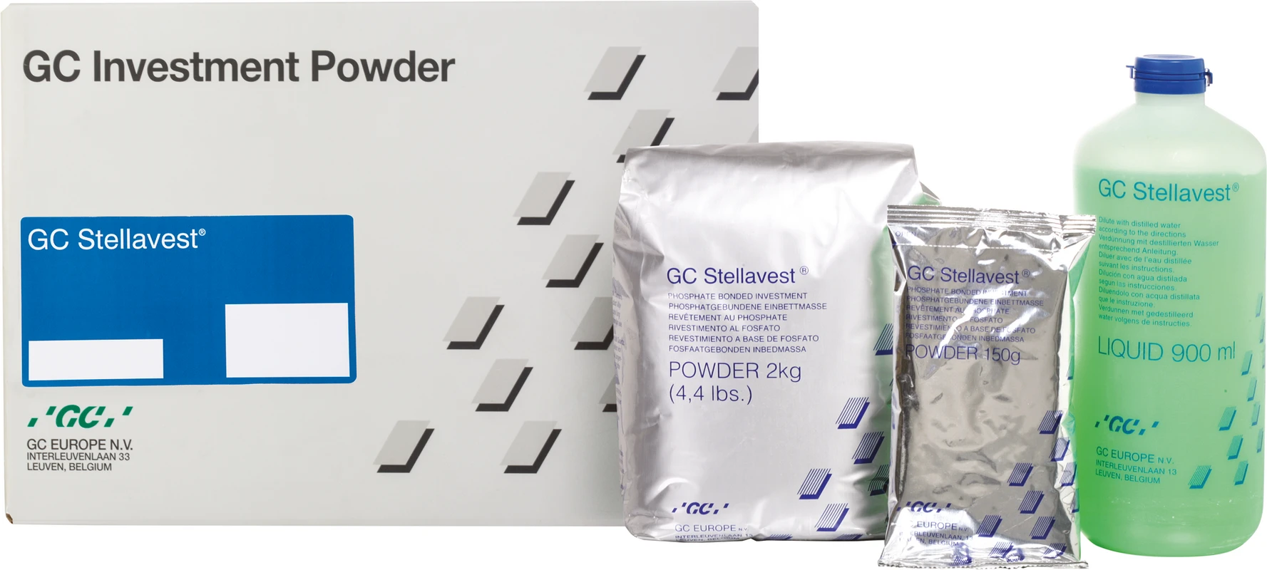 GC Stellavest® Packung 4 x 2 kg Beutel GC Stellavest® GC