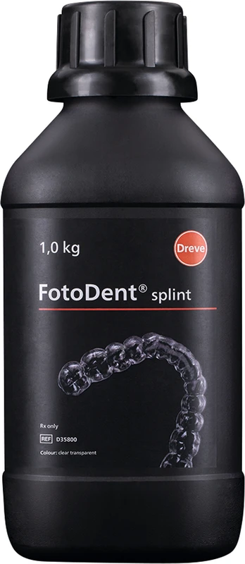 FotoDent® splint Flasche 1 kg 405 nm, farblos-transparent