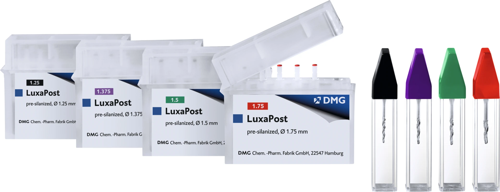 LuxaPost® Packung 5 Stifte Ø 1,25 mm