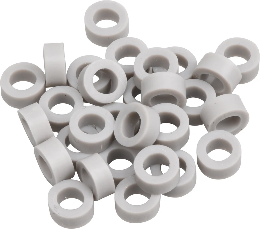 Farbringe Packung 50 Stück grau