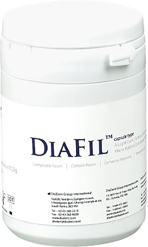 DIAFIL™ Micro-Hybrid Composite Packung 20 x 0,25 g Kapsel, A3 DIAFIL™ Micro-Hybrid Composite PRODENT