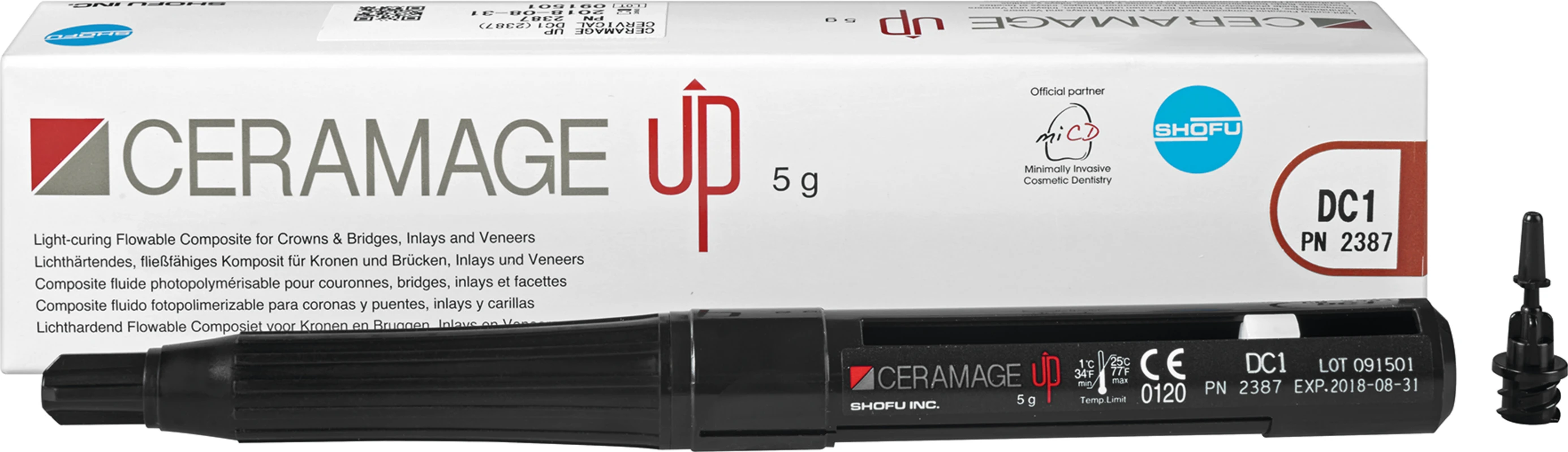 CERAMAGE UP Spritze 5 g Komposit Halsmasse DC1 CERAMAGE UP SHOFU