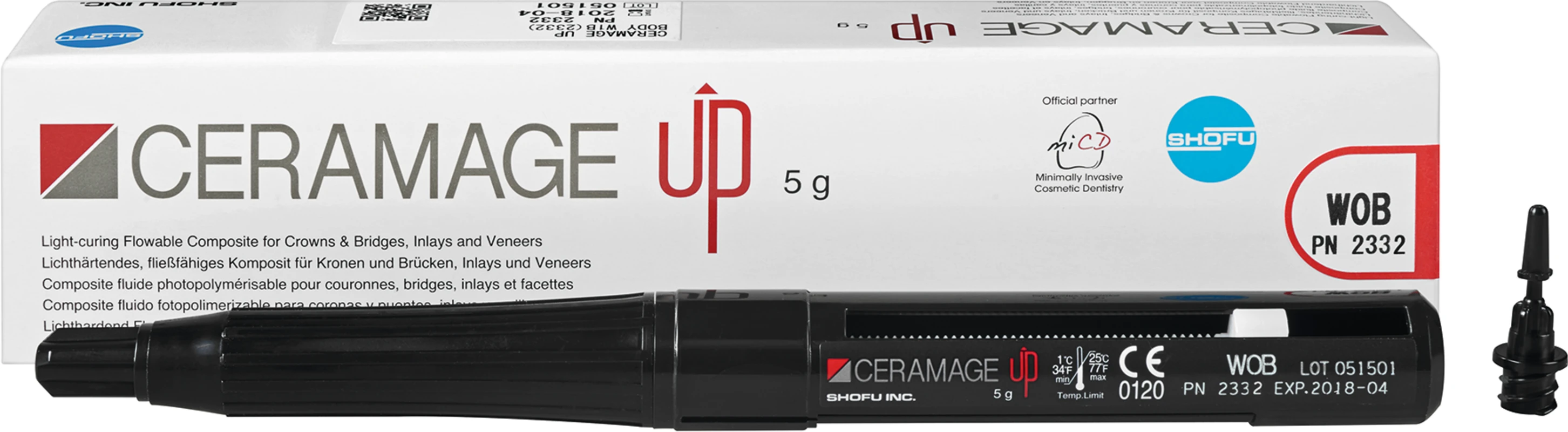 CERAMAGE UP Spritze 5 g Komposit body W1