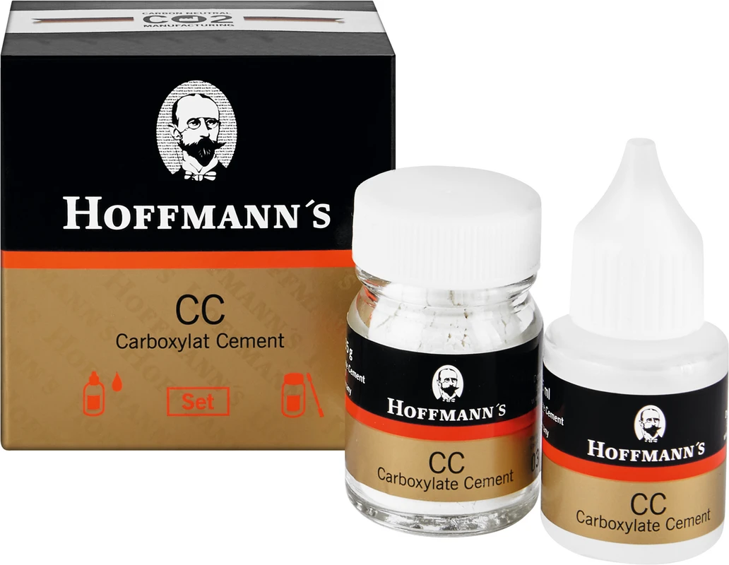 HOFFMANN´S CARBOXYLATCEMENT Set 35 g Pulver FB3, 15 ml Flüssigkeit HOFFMANN´S CARBOXYLATCEMENT Hoffmann Dental Manufaktur