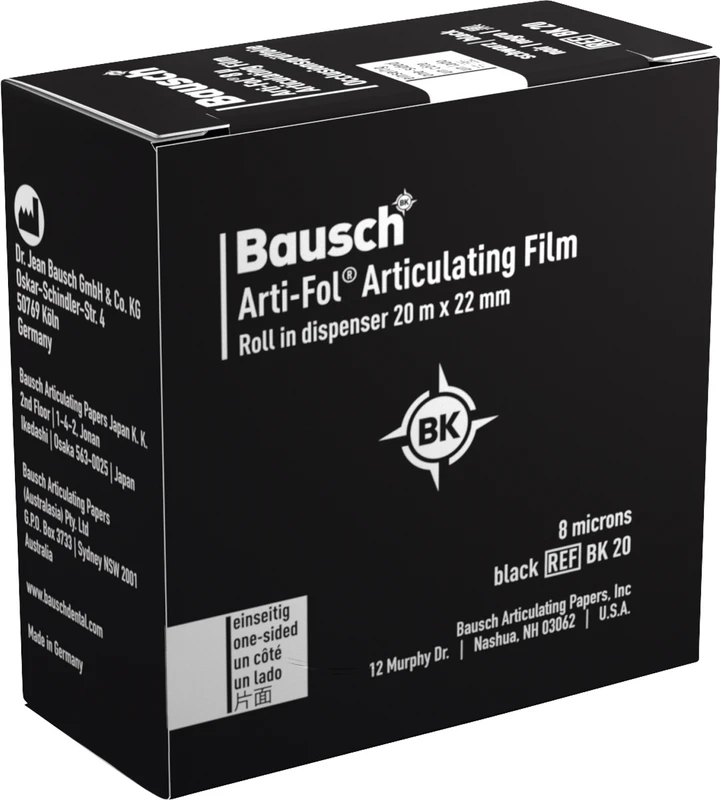 Arti-Fol® 8 µ Spender 20 m einseitig, 22 mm breit, schwarz