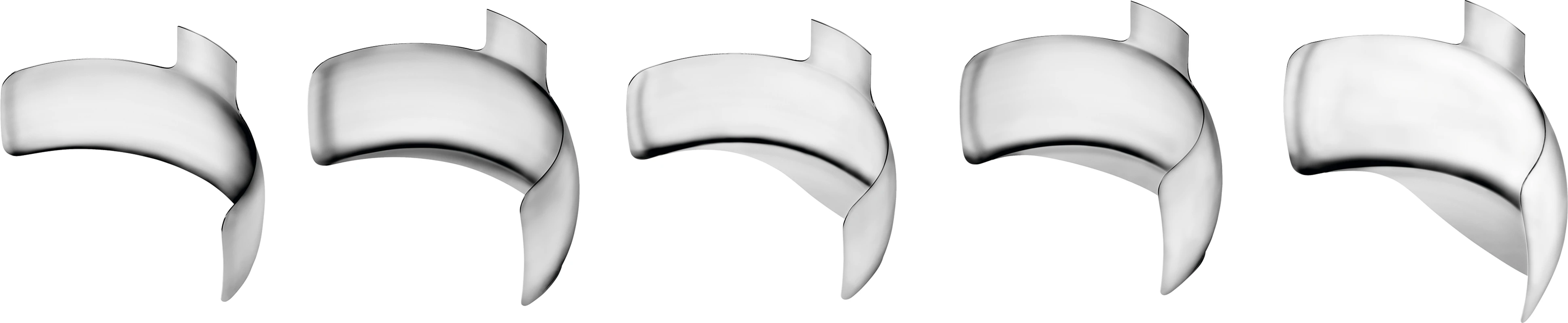 NiTin Full Contour Matrizenbänder Packung 50 Stück 5,6 mm, für Prämolar