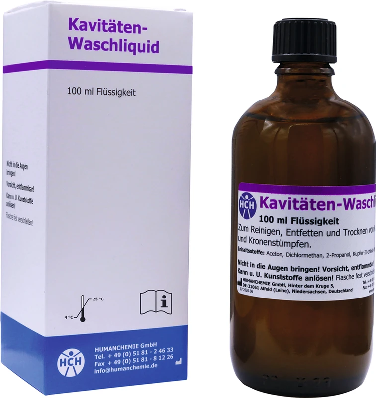 Kavitäten-Waschliquid HUMANCHEMIE