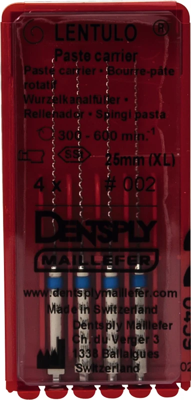 Wurzelkanalfüller "LENTULO®" Packung 4 Stück 25 mm, Gr. 2