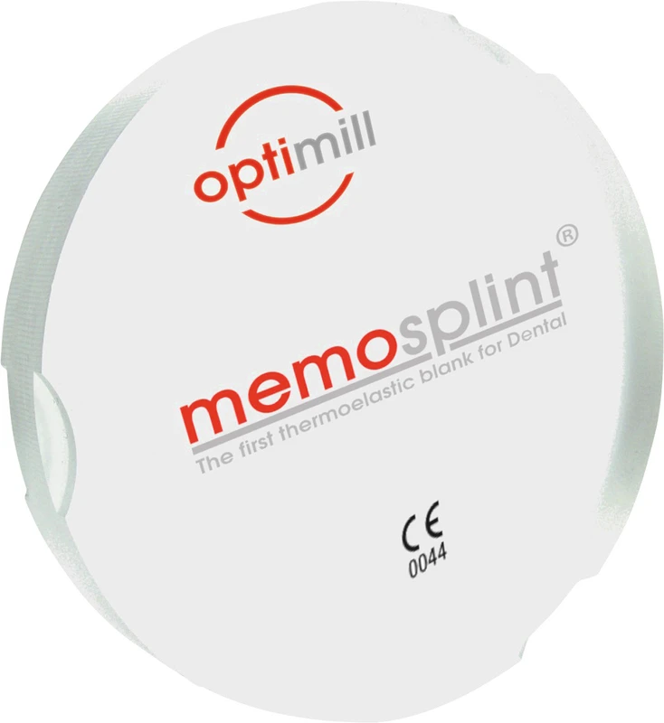optimill memosplint® Stück &Oslash; 98,5 mm, H 20 mm, mit Stufe