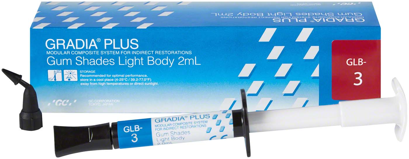 GC GRADIA® PLUS Spritze 2 ml Paste GLB-3 GC GRADIA® PLUS GC