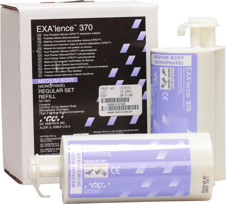 GC EXA'lence™ 370 Refill Packung 2 x 370 ml Kartusche Medium Body Regular