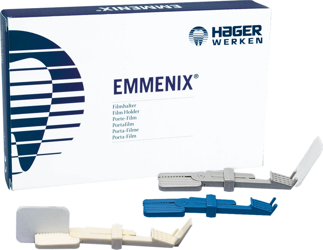 EMMENIX® Filmhalter Packung 3 Stück (blau, grau, weiß)