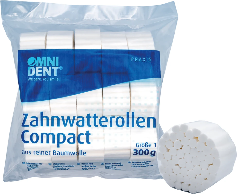 Zahnwatterollen Compact OMNIDENT