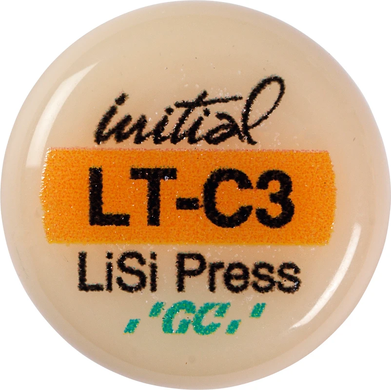 GC Initial™ LiSi Press Packung 5 x 3 g Rohling C3 LT