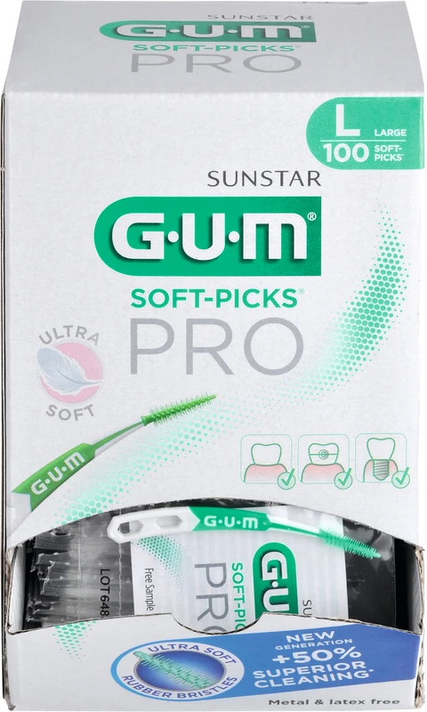 GUM® SOFT-PICKS® PRO Packung 100 Stück large