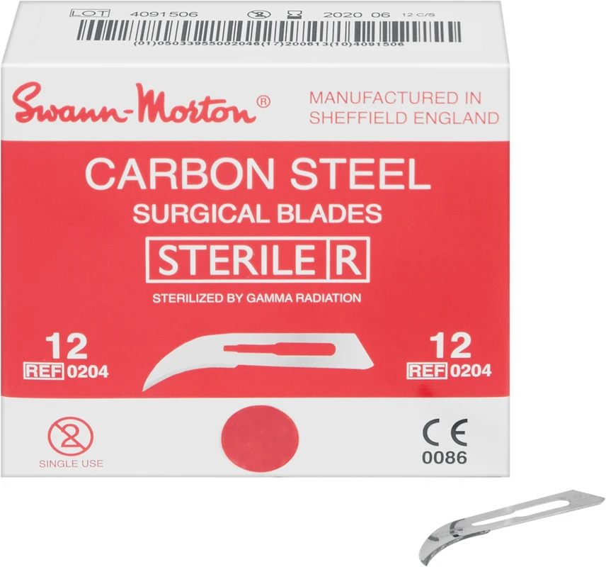 Swann-Morton® Skalpellklingen Packung 100 Stück Nr. 12