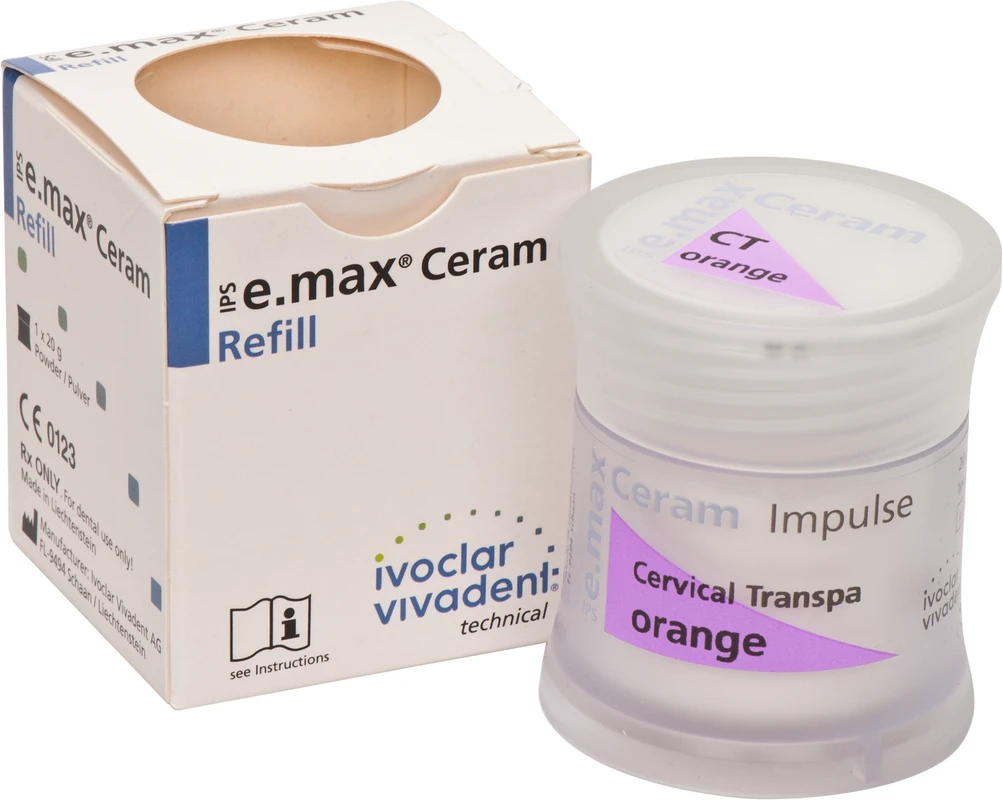 IPS e.max® Ceram Dose 20 g Pulver impulse cervical transpa orange