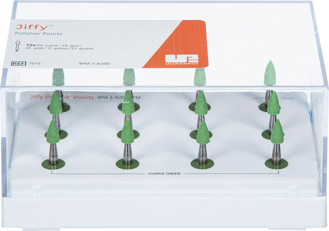 Jiffy™ Original Composite System Packung 12 Stück grün grob, RA, Figur Spitze