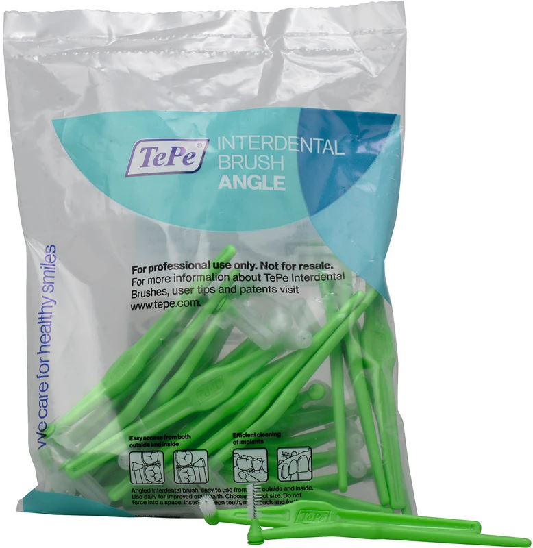 TePe® Interdentalbürsten Angle™ Packung 25 Stück grün, Ø 0,8 mm