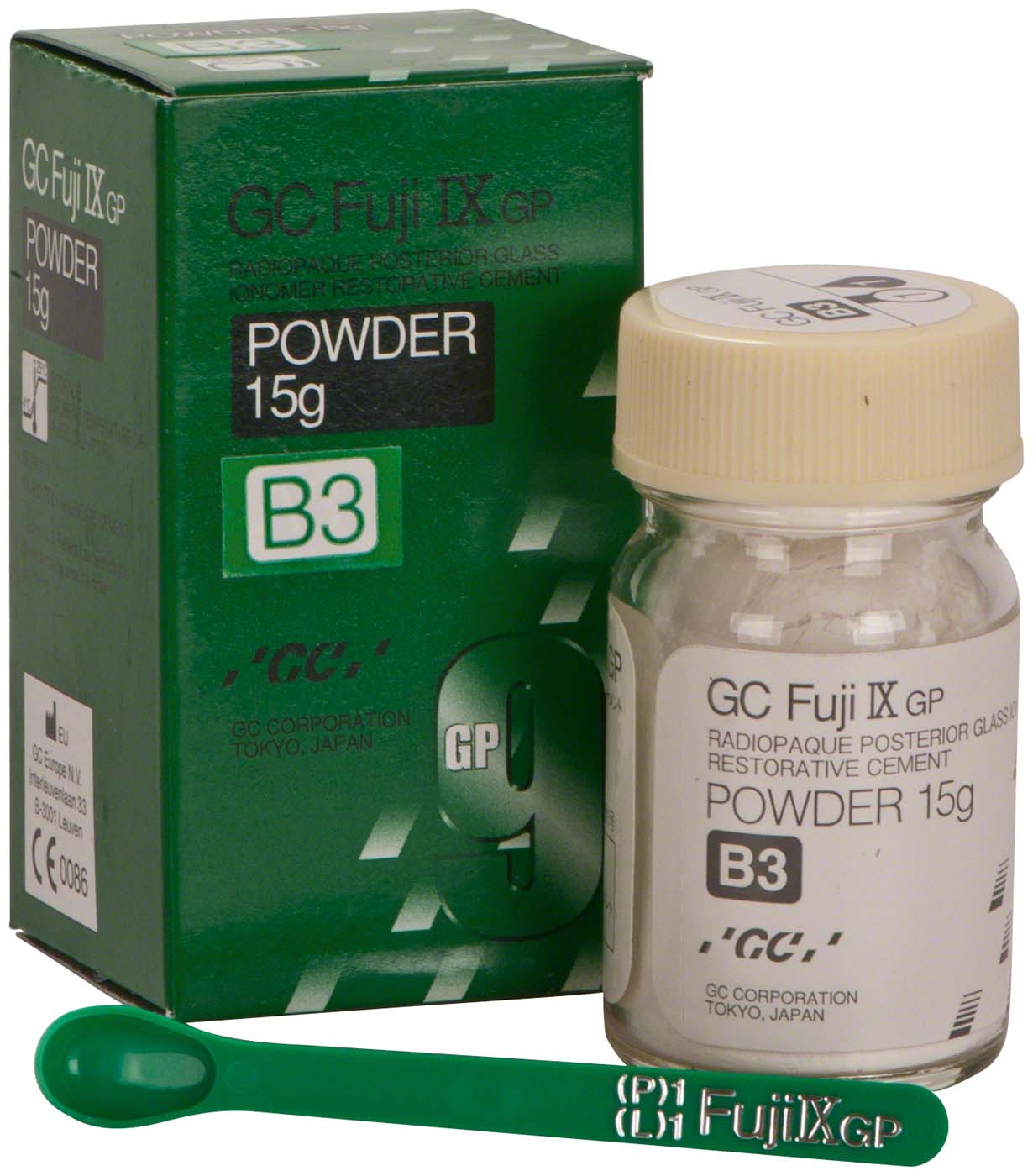 GC Fuji® IX GP Packung 15 g Pulver B3 normalhärtend GC Fuji® IX GP GC