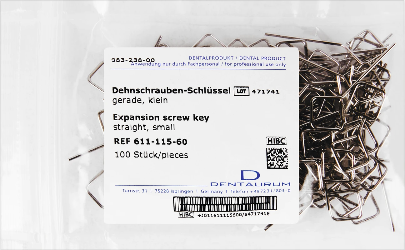 Dehnschrauben Edelstahl Packung 100 Dehnschraubschlüssel, standard