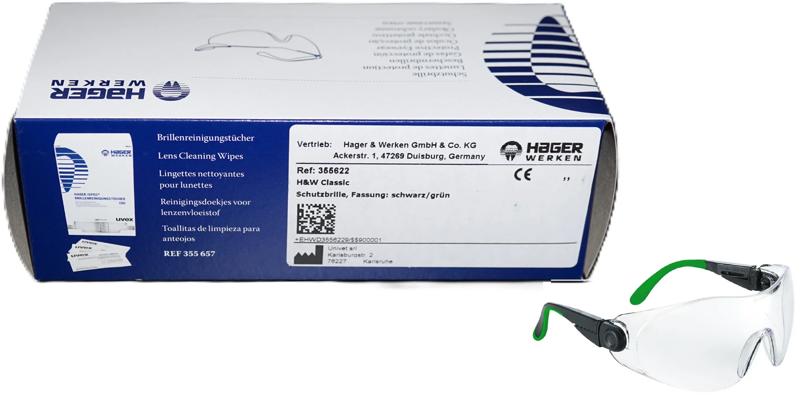 H&W Classic Stück schwarz/grün H&W Classic Hager & Werken
