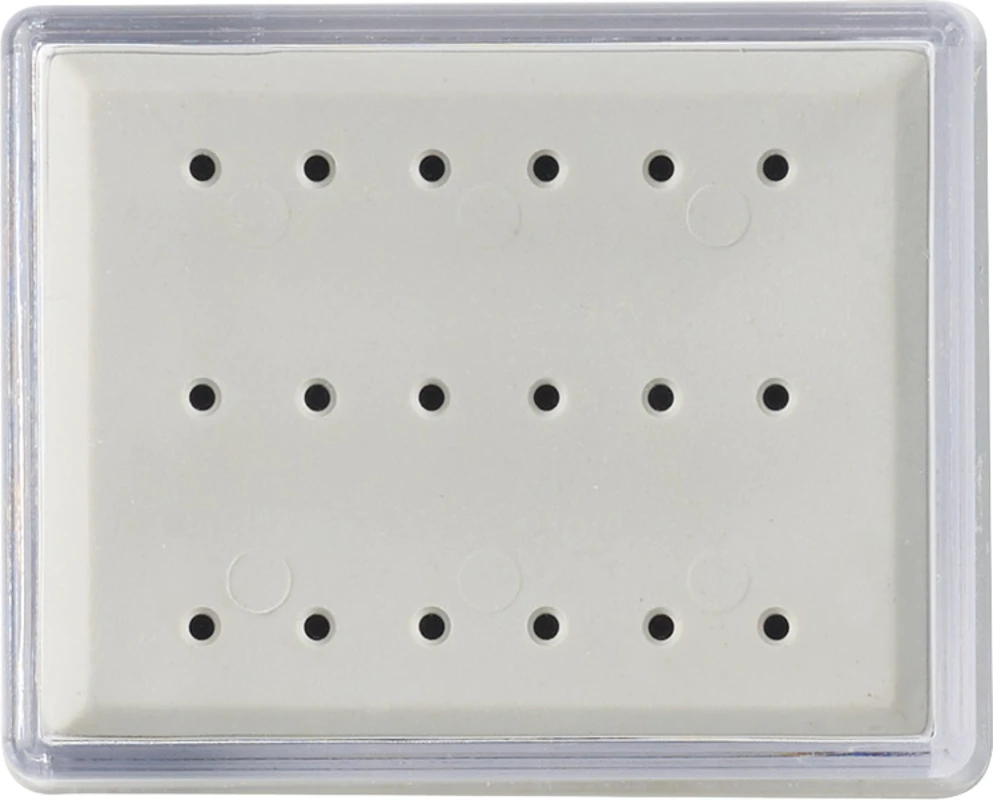Bohrerständer Stück für 18 FG Instrumente, 64 x 53 x 35 mm