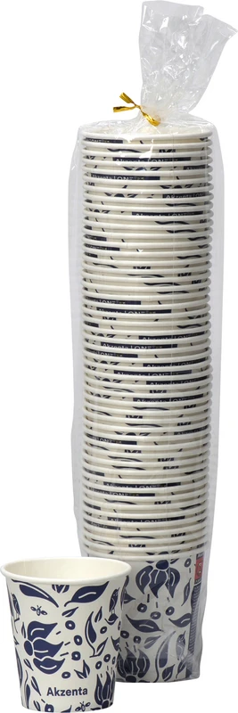 Akzenta ONE Pappbecher Karton 20 x 50 Stück paradise, 180 ml