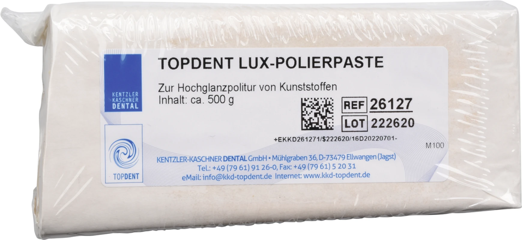 TOPDENT Lux Polierpaste Stück ca. 500 g