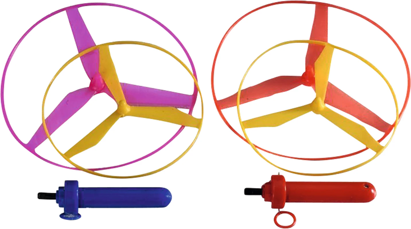 Fliegende Untertasse Packung 24 Stück verschieden Farben, Größe 12 cm