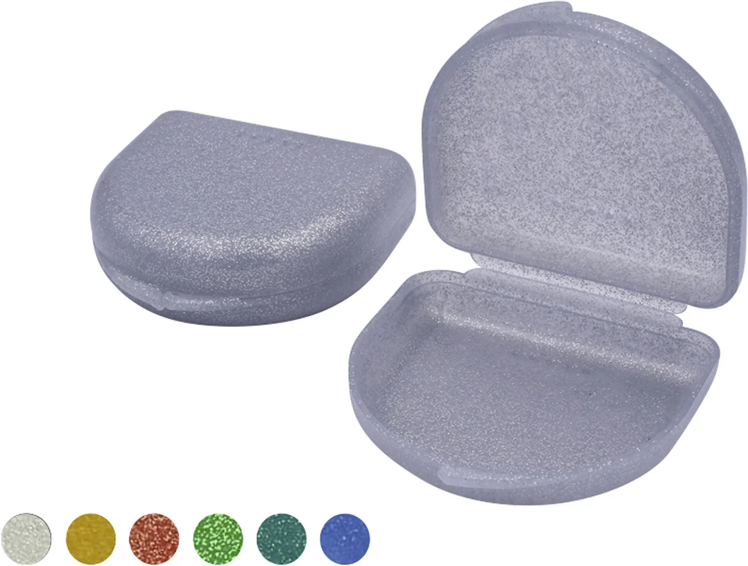 Dento Box® I + II Packung 12 Stück glitzer sortiert, Größe I, 2,5 cm