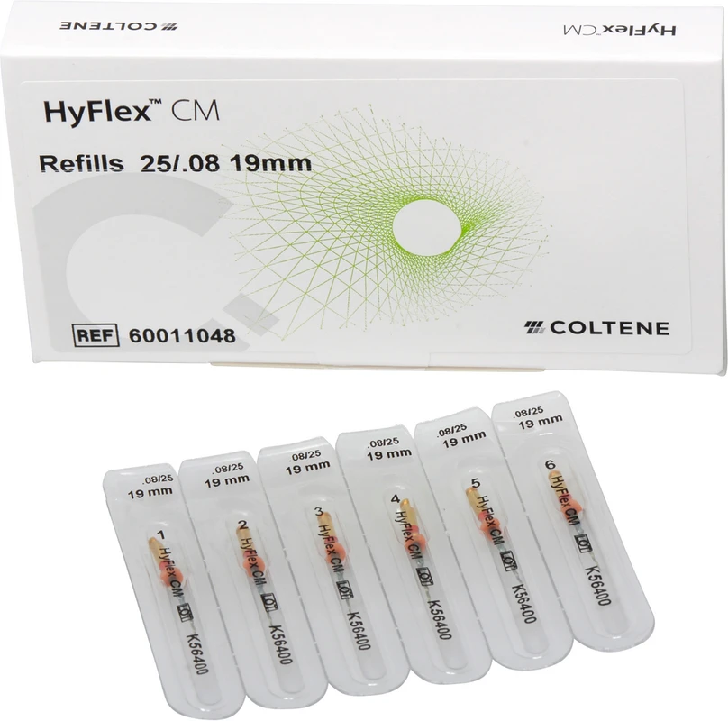 HyFlex® CM Packung 6 Stück 19 mm, Taper.08 ISO 025