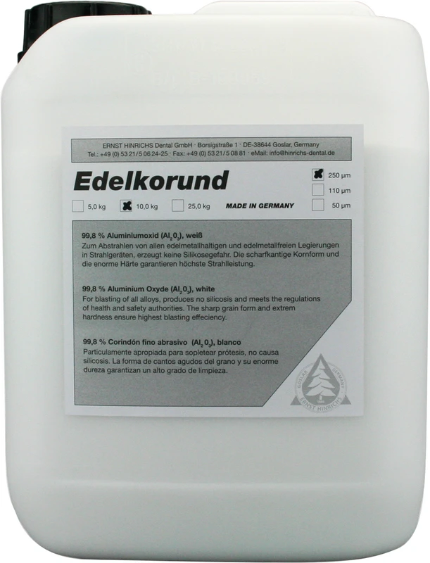 Edelkorund Kanister 10 kg 250 μm