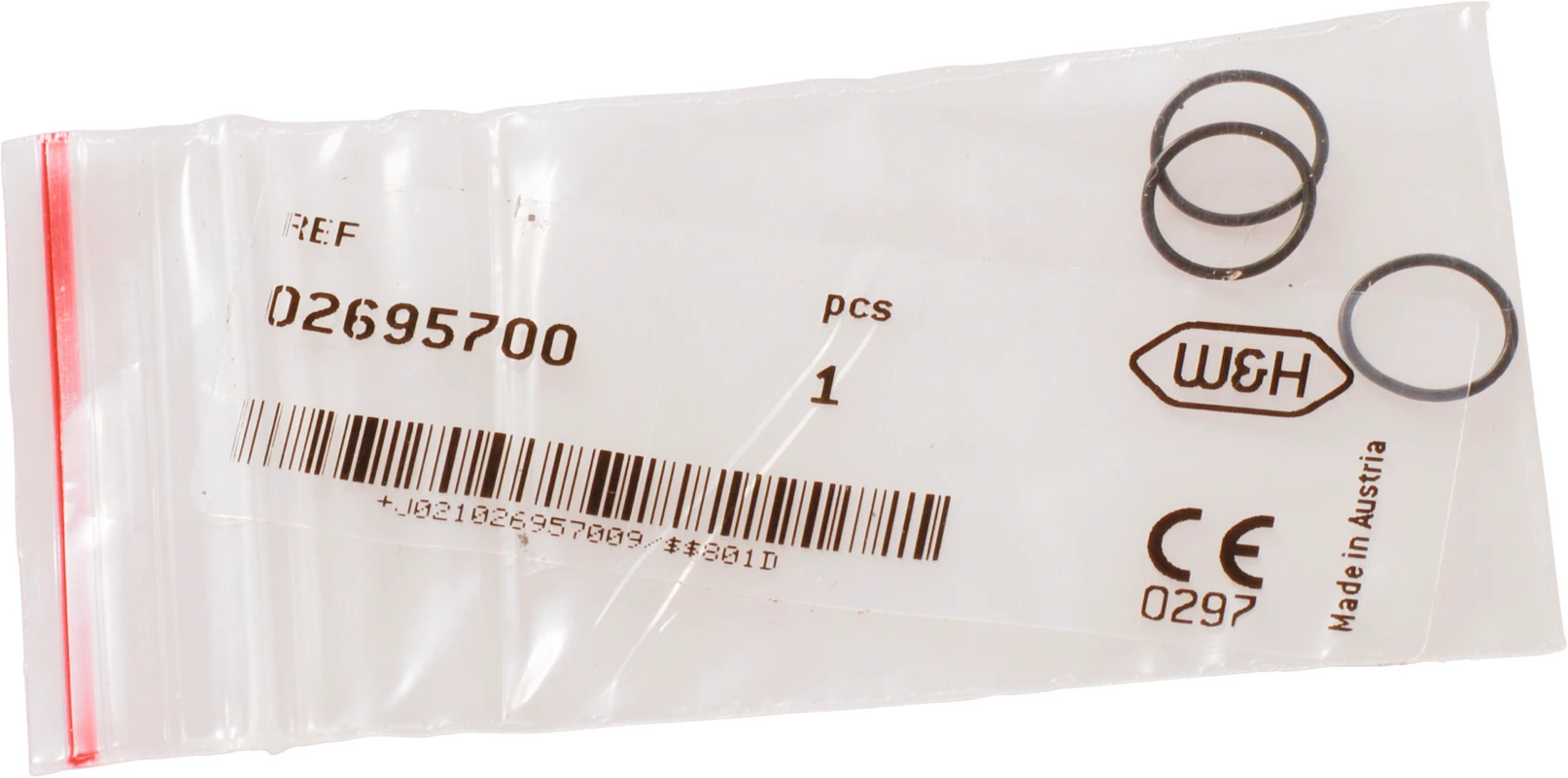 assistina 301 plus O-Ringe Packung 3 Stück 8 x 0,7