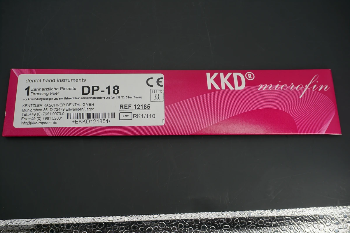 KKD® Zahnärztliche Pinzette nach Meriam  Stück 16 cm